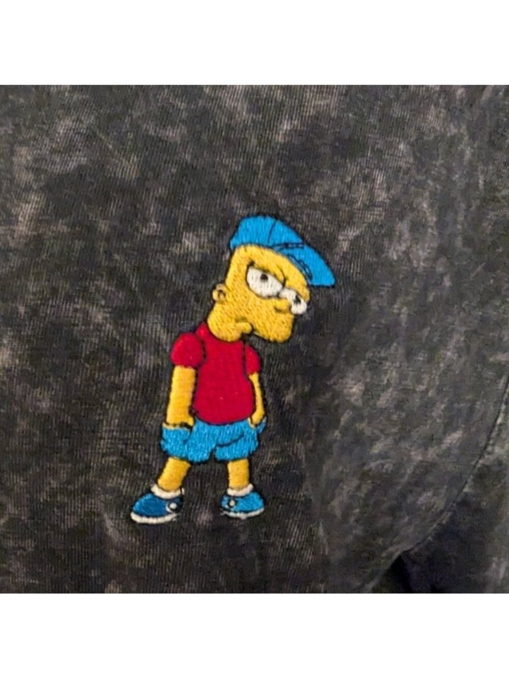 Vintage The Simpsons Bart Simpson NEFF tee, acid wash Size large - Picture 6 of 11